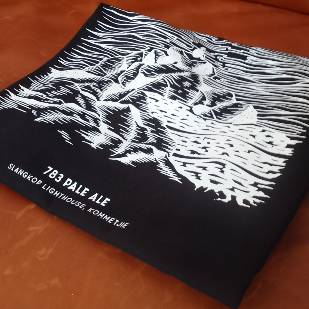 LAKESIDE T-SHIRT, 783 PALE ALE SLANGKOP LIGHTHOUSE KOMMETJIE