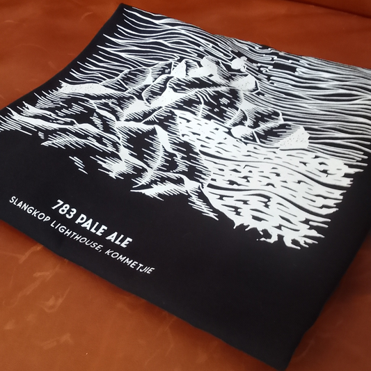 LAKESIDE T-SHIRT, 783 PALE ALE SLANGKOP LIGHTHOUSE KOMMETJIE