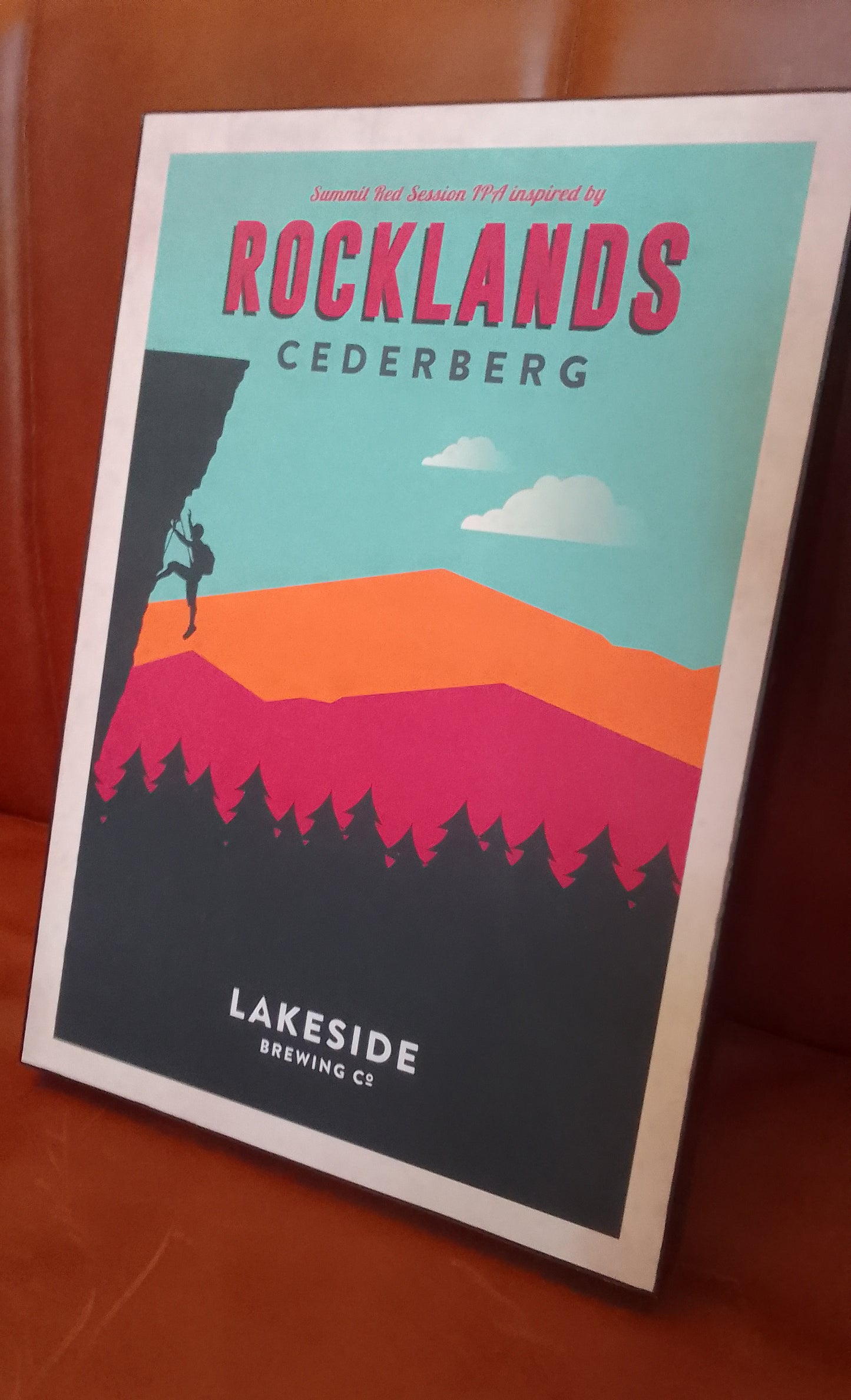 LAKESIDE POSTER WOOD PRINTS, ROCKLANDS CEDERBERG