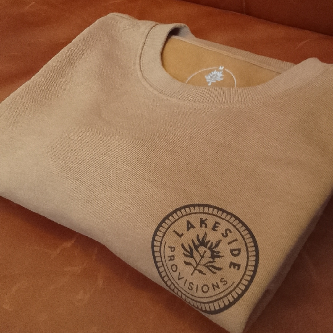 LAKESIDE CREW NECK, ODYSSEY PILSNER KALK BAY CAPE TOWN