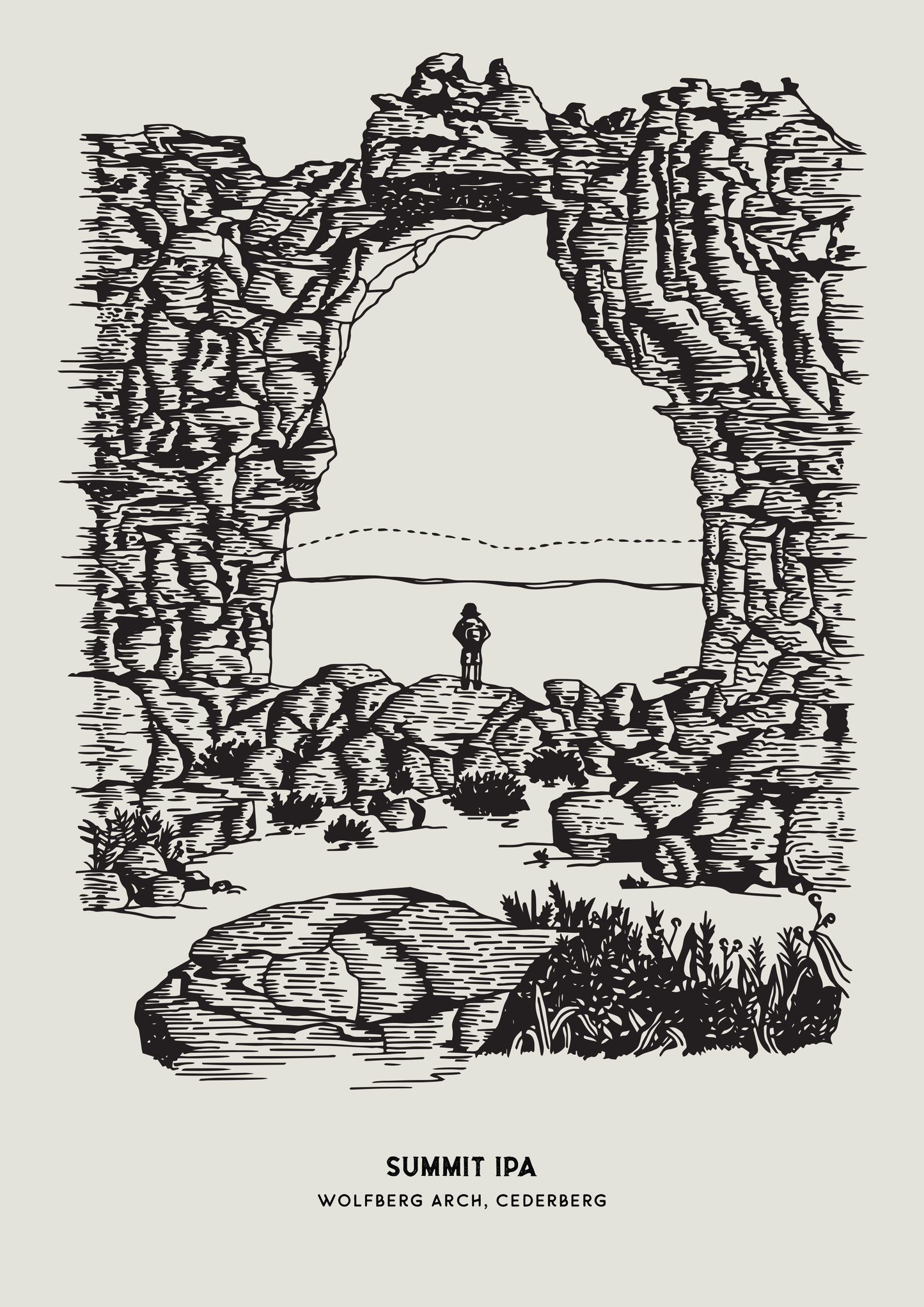 LAKESIDE T-SHIRT, SUMMIT IPA, WOLFBERG ARCH CEDERBERG